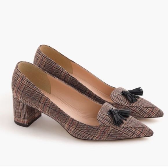 J. Crew Shoes - J crew Avery heels in tweed-Size 7.5